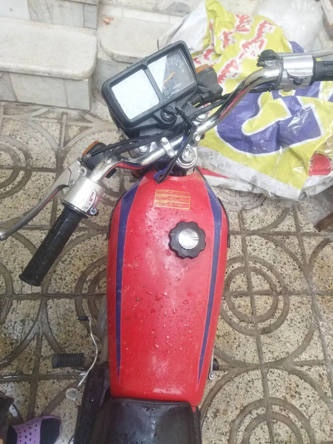 موتور هوندا مزایده ای مدل۸۷ درحد ۹تومن خرجش کردم|موتورسیکلت|ملارد, |دیوار