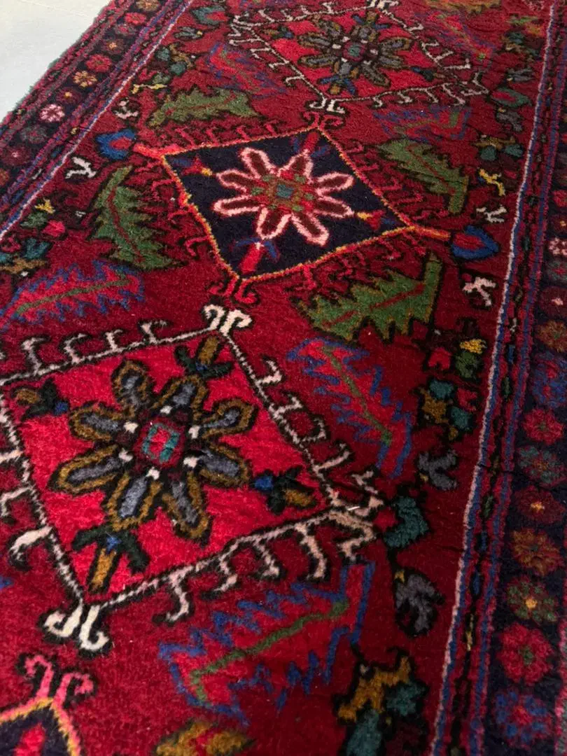 کناره دست بافت ۱متر در ۲متر کم کارکرده|فرش|تبریز, |دیوار