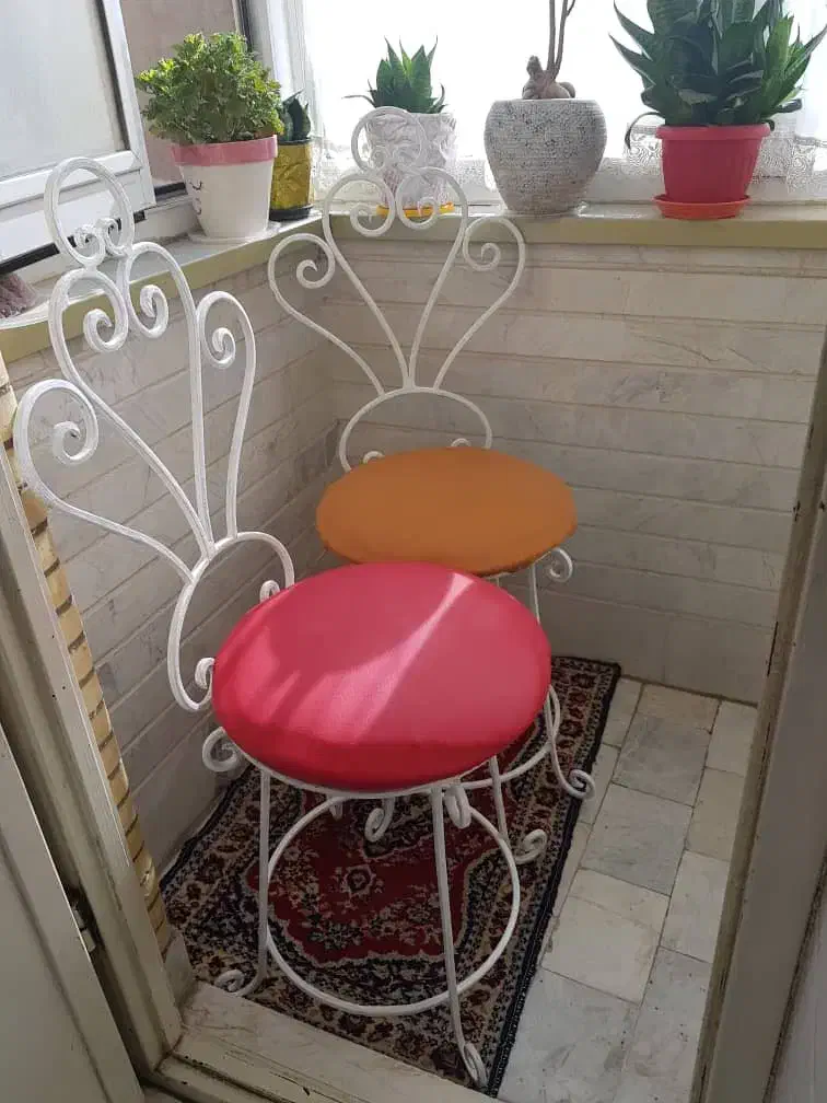 صندلی فلزی|میز و صندلی غذاخوری|تبریز, |دیوار