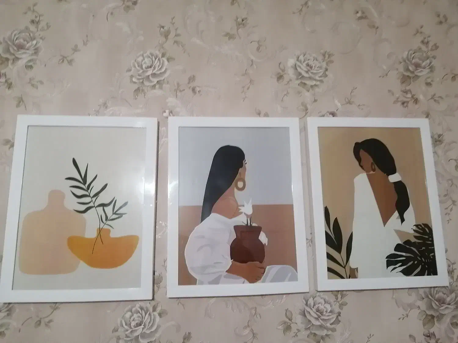 تابلو سه تایی مینیمال و چند تا دیگه|تابلو، نقاشی، عکس|محمدیه-قزوین, |دیوار