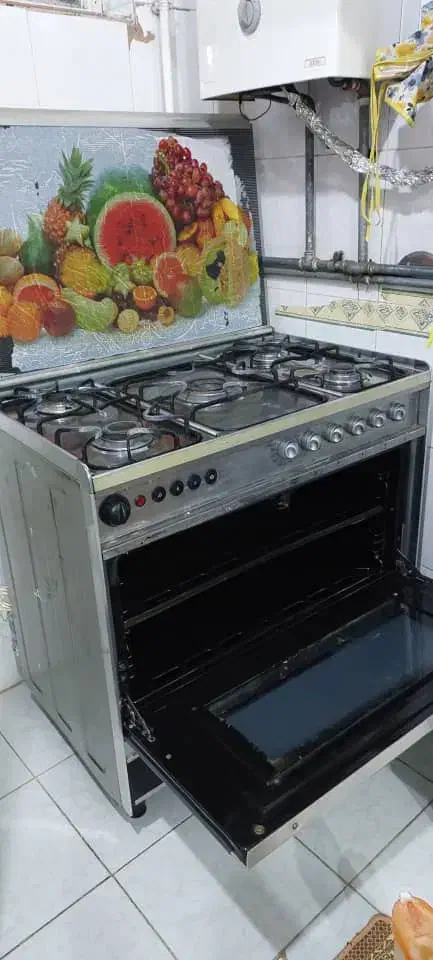 گاز فر دار ۵ شعله|اجاق گاز و لوازم برقی پختوپز|کرمانشاه, |دیوار