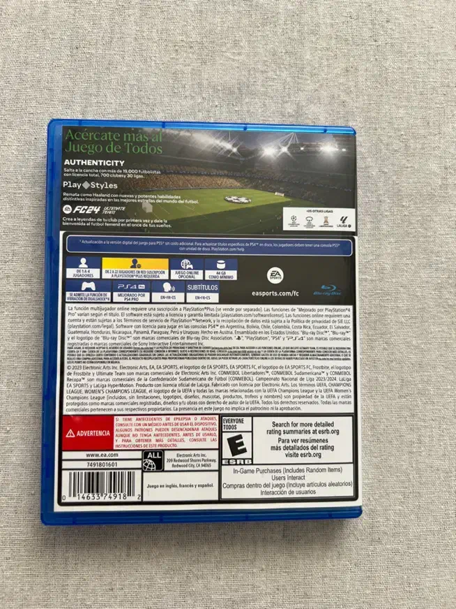 بازی FC24 مخصوص ps4|کنسول، بازی ویدئویی و آنلاین|تهران, خلیج فارس|دیوار