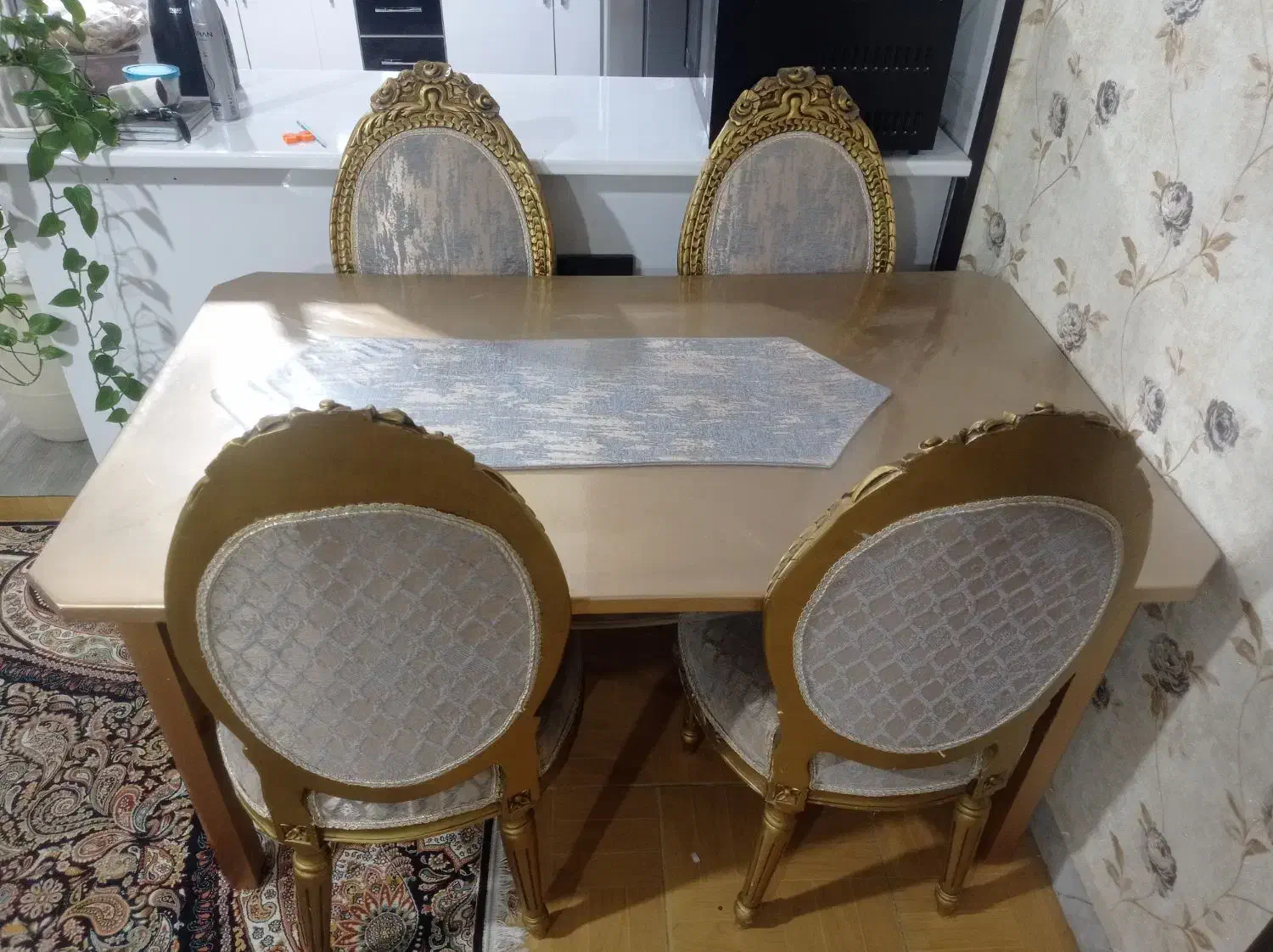 میز وصندلی ناهار خوری6نفره|میز و صندلی غذاخوری|صدرا-فارس, فاز ۱|دیوار