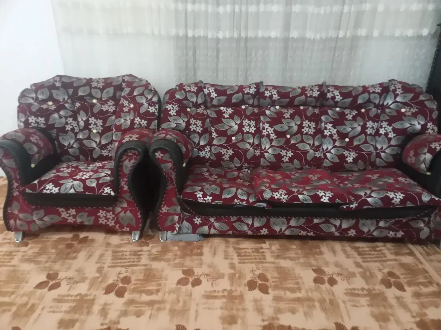 مبل ۷ نفره|مبلمان خانگی و میز عسلی|تربت جام, جامرود|دیوار