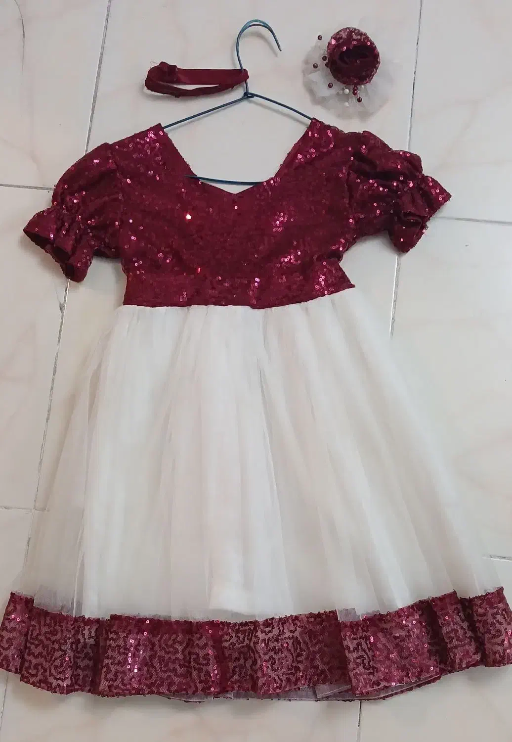 پیراهن دخترانه|کفش و لباس بچه|کرج, شهرک پردیسان|دیوار