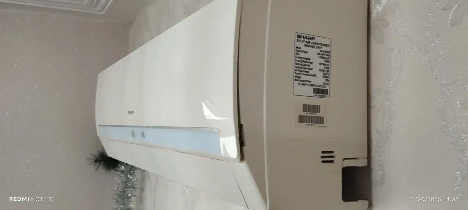 کولر گازی اسپیلت 18000 شارپ|کولر گازی و فن‌کوئل|صومعه‌سرا, |دیوار