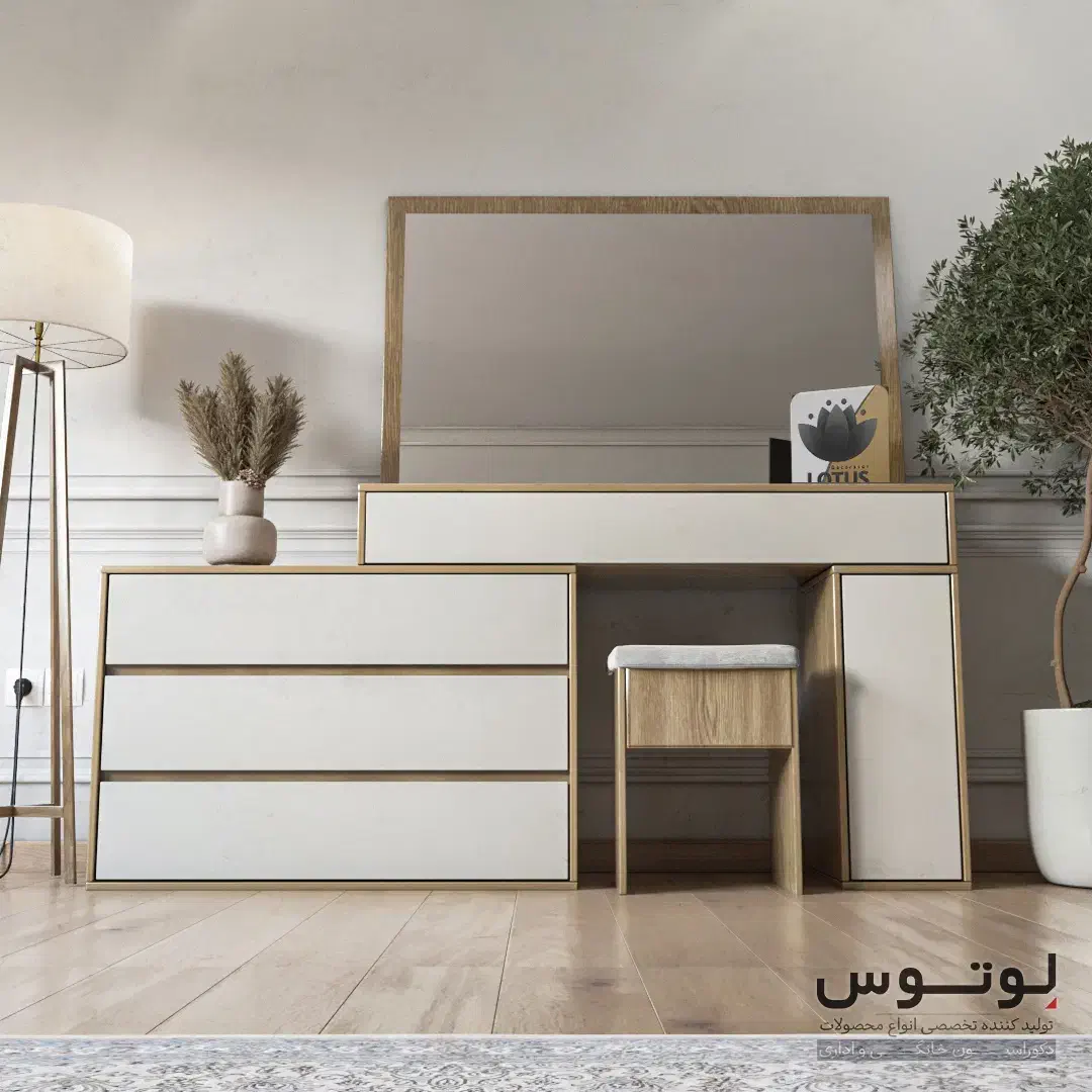 میز آرایش مدرن (مدل پرنیا DT-4763)|تخت و سرویس خواب|تهران, تهرانپارس غربی|دیوار