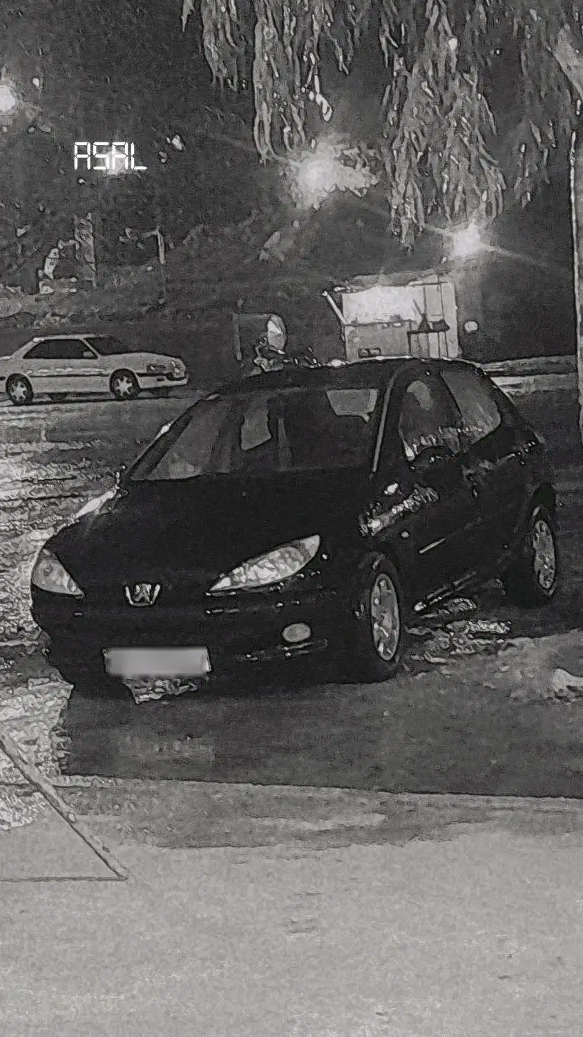 پژو۲۰۶ مشکی ۸۳|خودرو سواری و وانت|لنجان, |دیوار