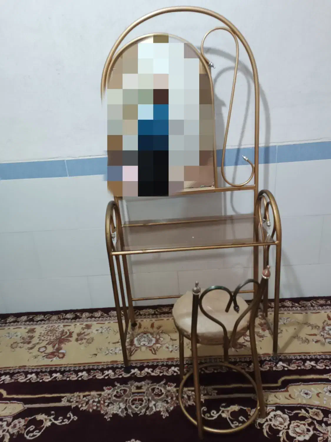 کمد لباسی و میز آرایشی با صندلی|جاکفشی، کمد، دراور|وحدتیه, |دیوار