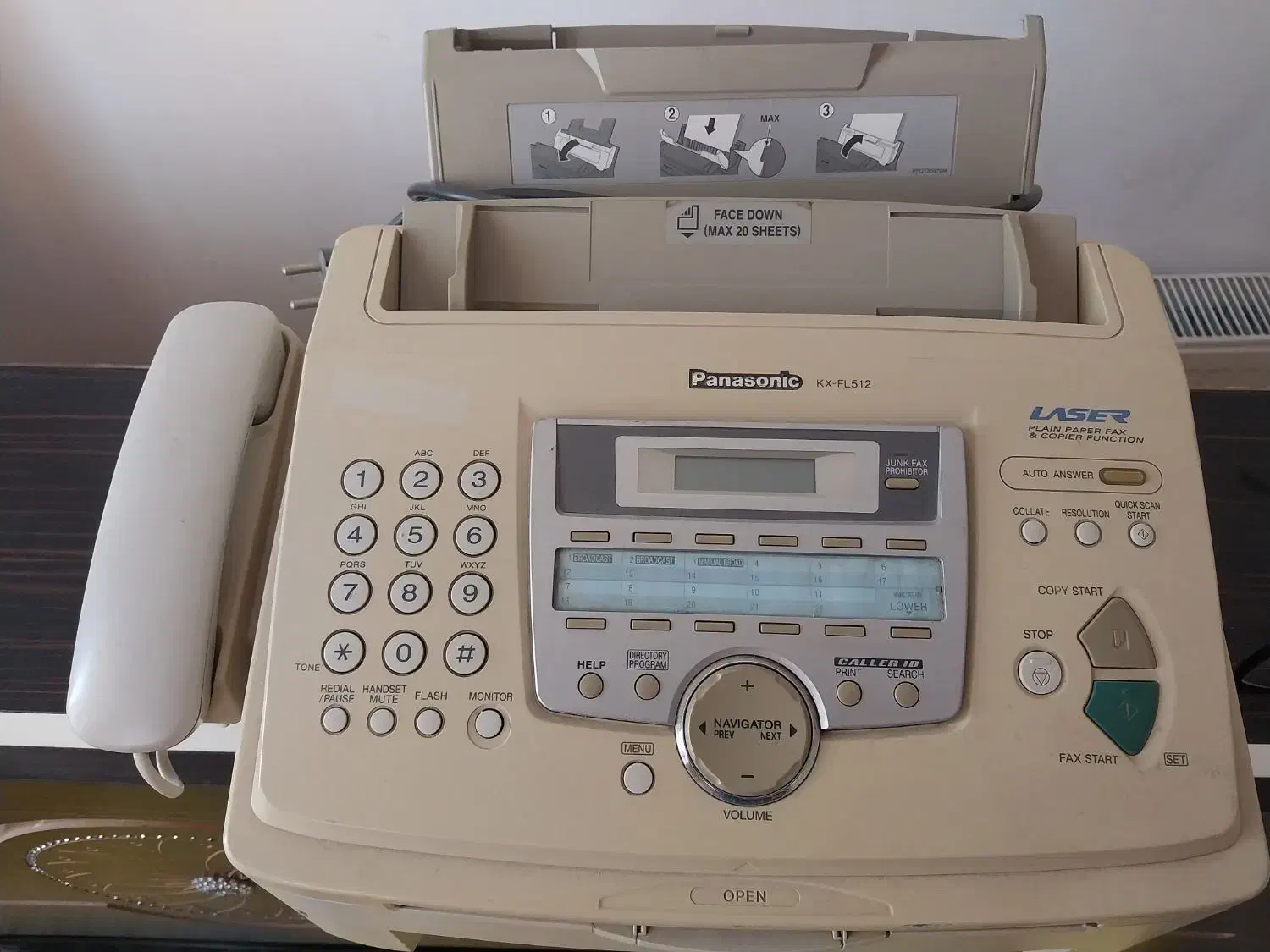 تلفکس کپی پاناسونیک اصل|پرینتر، اسکنر، کپی، فکس|ری, اقدسیه|دیوار