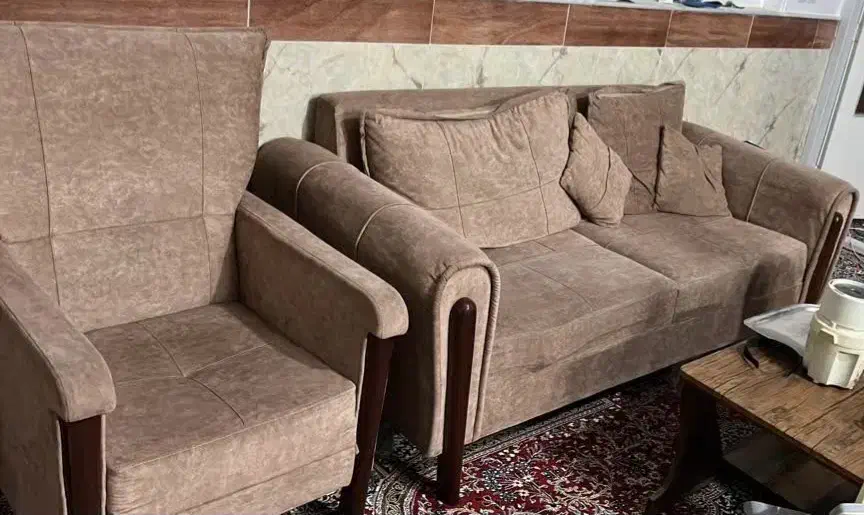 مبل ۷نفره، درحدنو|مبلمان خانگی و میز عسلی|قم, شهرک امام حسن|دیوار