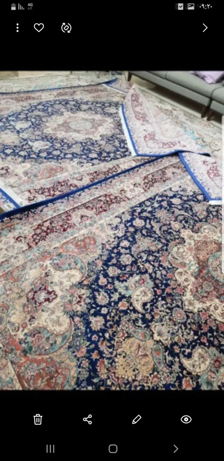 فرش  ۹  متری ماشینی ابریشم بافت|فرش|تهران, امامت|دیوار