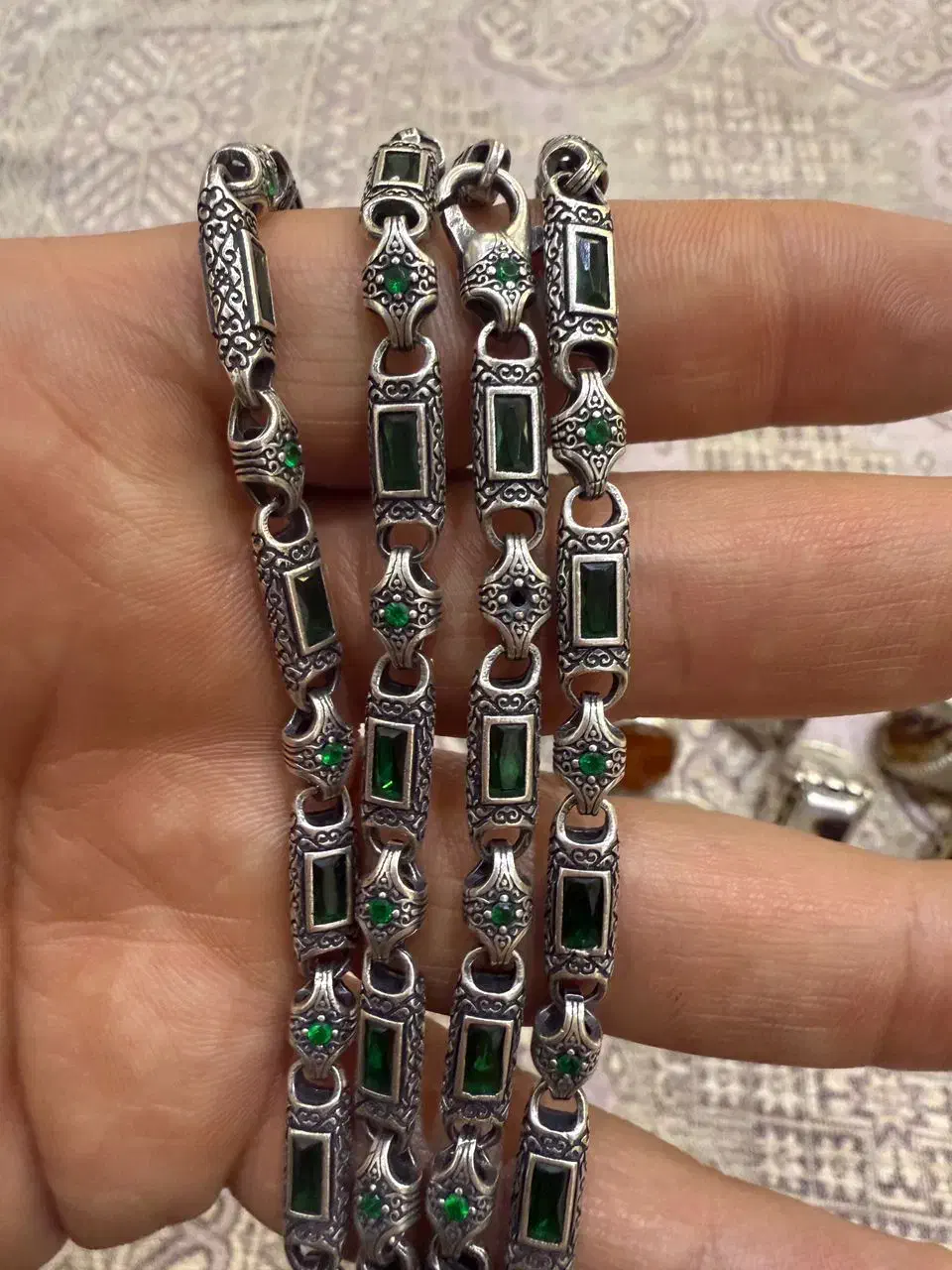 انواع انگشتر و گردبن نقره فیروزه اصلی و شجر و غیره|زیورآلات و اکسسوری|مریوان, |دیوار