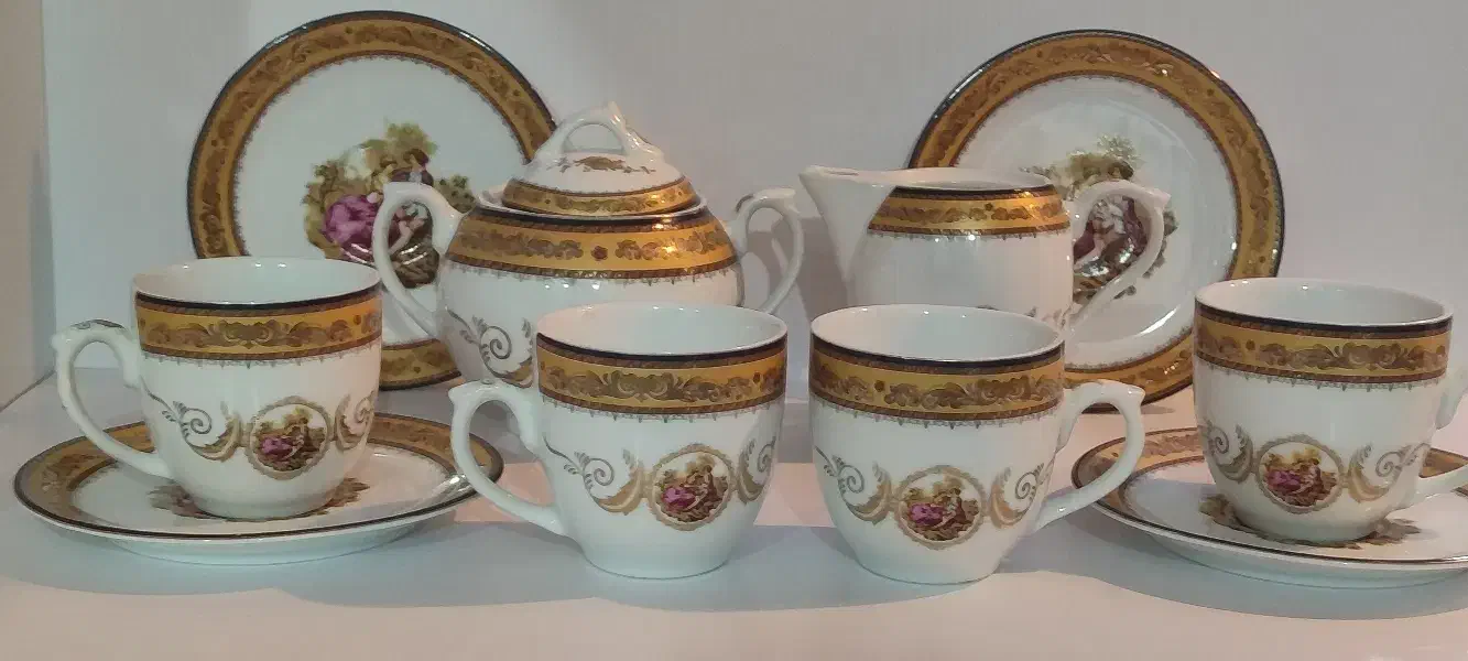 ست چای خوری (لیلی و مجنون) ۱۱ پارچه|ظروف سرو و پذیرایی|کرج, فاز ۴ مهرشهر|دیوار