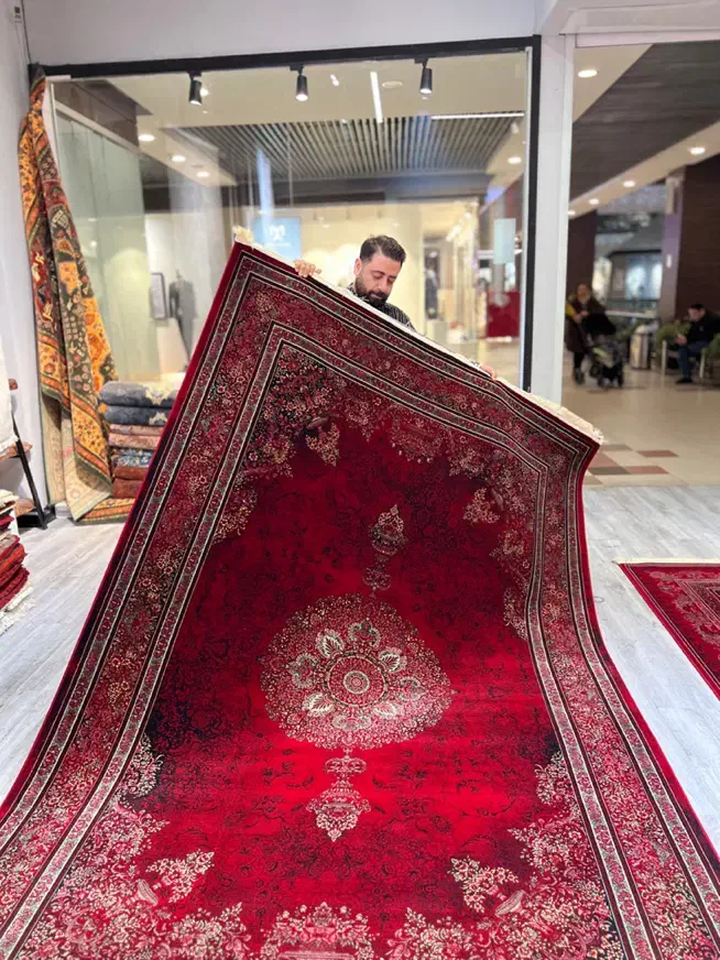 فرش ماشینی لاکی ضخیم|فرش|تهران, گرگان|دیوار