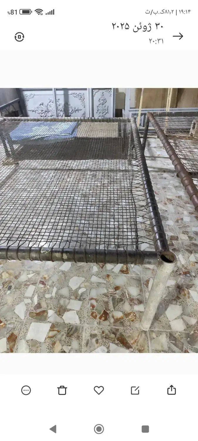 تخت سیمی|تخت و سرویس خواب|ایذه, |دیوار