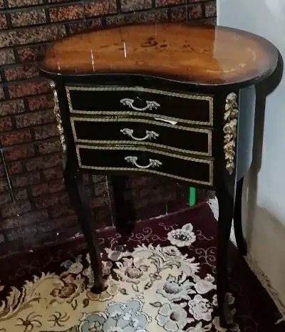 دو عدد میز تلفن دراور چوبی|میز تلفن|مشهد, حضرت حجت|دیوار