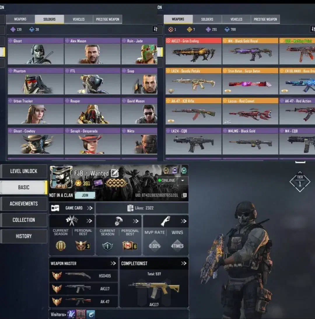 اکانت کالاف|کنسول، بازی ویدئویی و آنلاین|گرگان, |دیوار