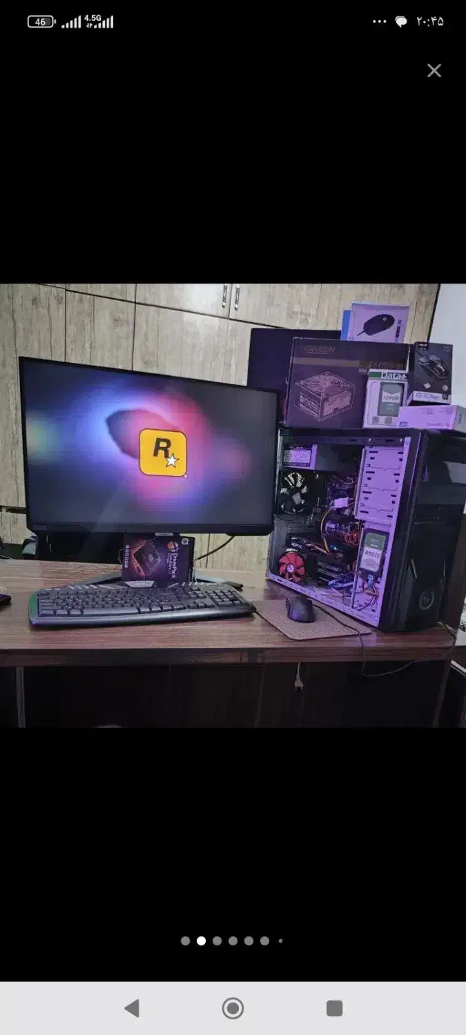 کیس کامپیوتر گیمینگi5رم16گرافیک8+ssd+لوازم|رایانه رومیزی|اصفهان, کردآباد|دیوار