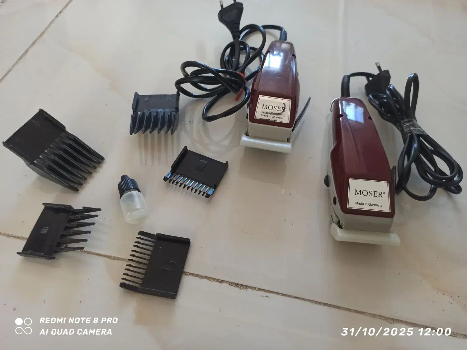 2عدد موزر اصل آلمان برای اصلاح سر و صورت|آرایشی، بهداشتی، درمانی|خوی, |دیوار