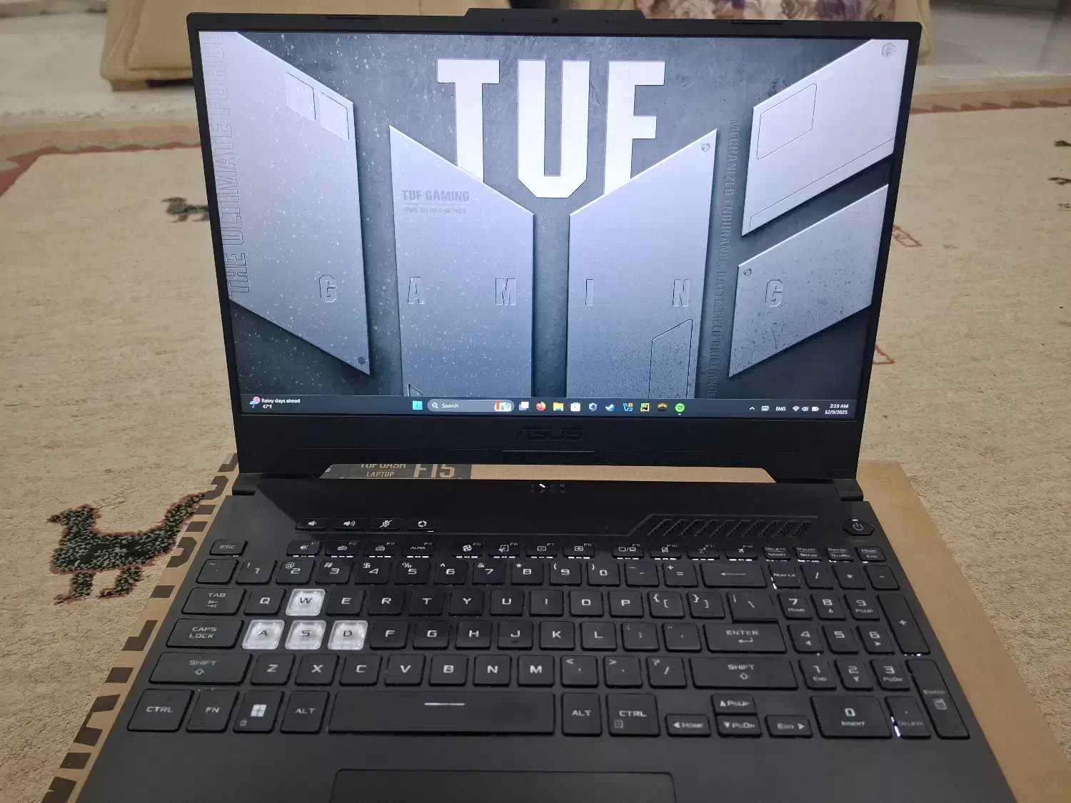 فروش استثنایی لپ تاپ گیمینگ asus tuf dash f15|رایانه همراه|شیراز, ابیوردی|دیوار