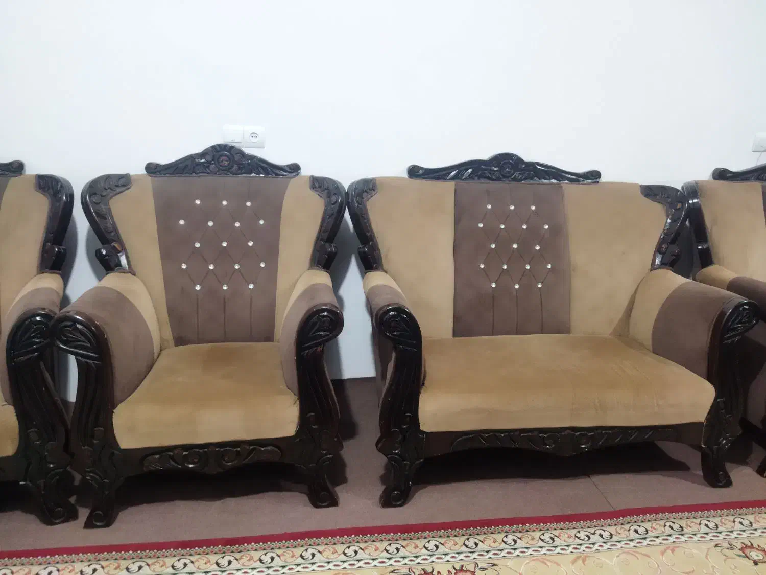 مبل ۹نفره|مبلمان خانگی و میز عسلی|قائمشهر, |دیوار