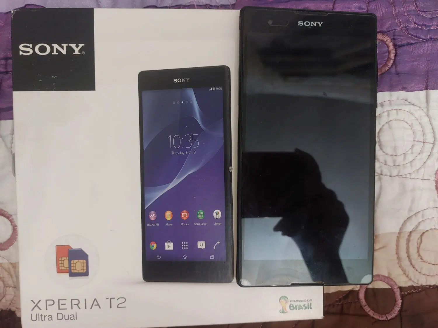 Sony Xperia T2 Ultra Dual دو سیمکارت با جعبه اصلی|موبایل|تهران, قیطریه|دیوار