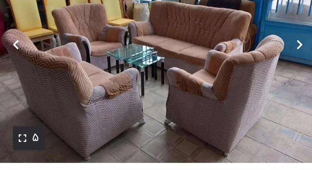 مبل هفت نفره|مبلمان خانگی و میز عسلی|قائن, |دیوار