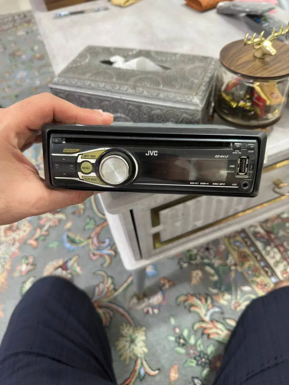 ضبط JVC مدل KD-418|صوتی و تصویری|رشت, استقامت ۲|دیوار