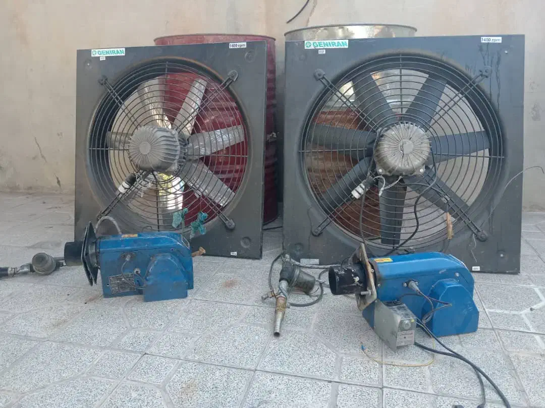 دو عدد بخاری گلخانه در حد نو با تمام تجهیزات کامل|بخاری، هیتر، شومینه|جیرفت, |دیوار