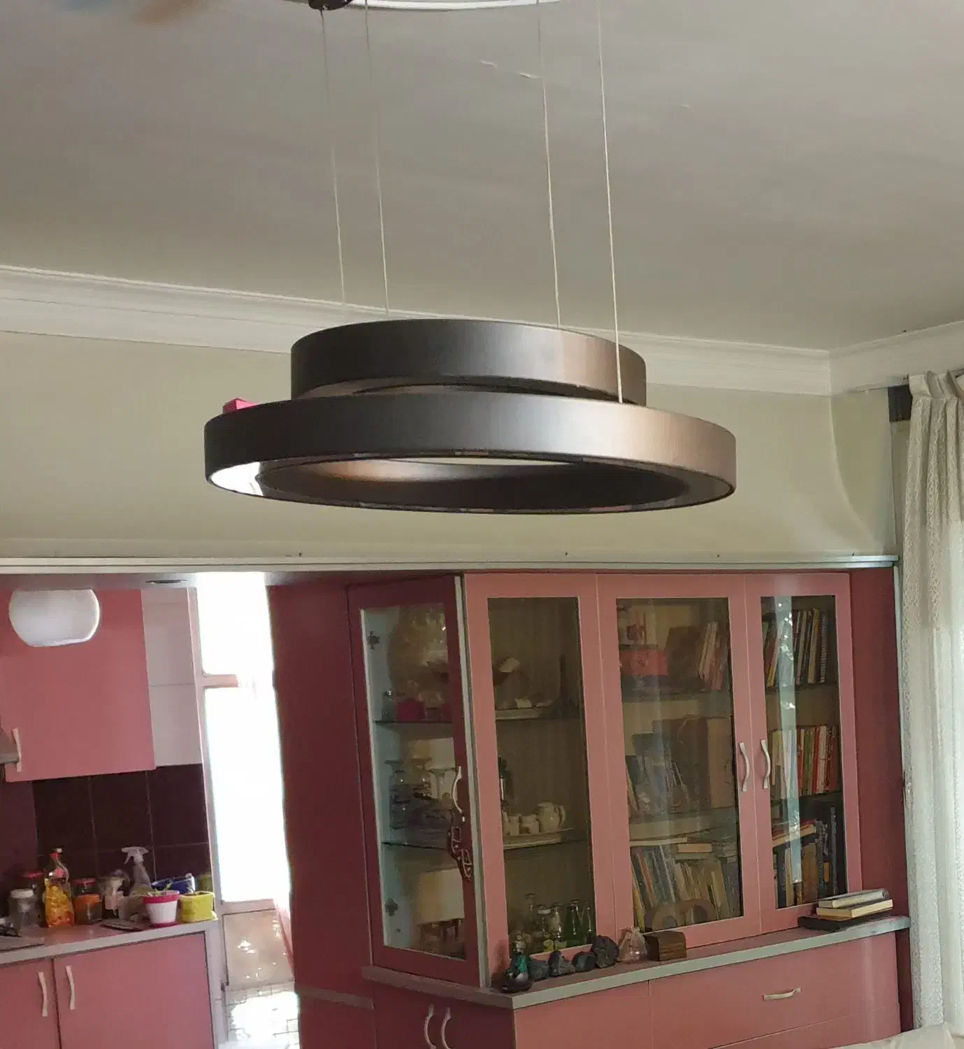 ۲ عدد لوستر ال ای دی کنترلدار|لوستر و چراغ آویز|تهران, جمال‌زاده|دیوار