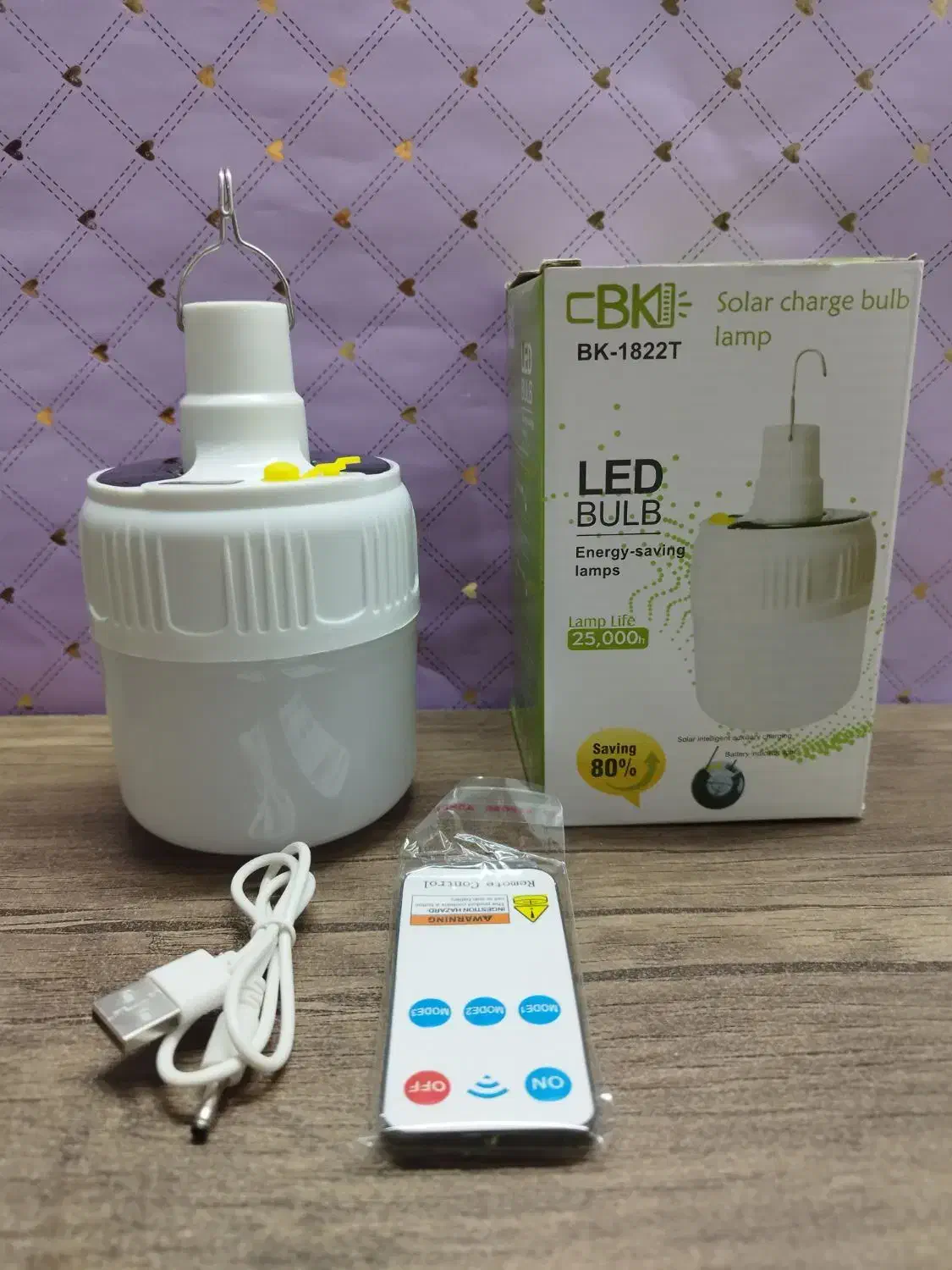 لامپ شارژی کنترلی|لامپ و چراغ|همدان, |دیوار