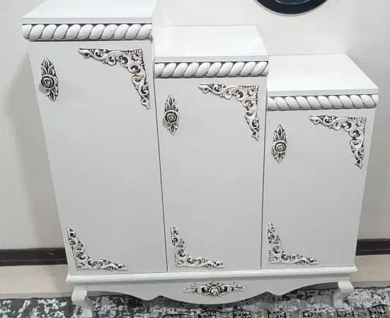 جاکفشی سفید درحدنو|جاکفشی، کمد، دراور|بومهن, |دیوار