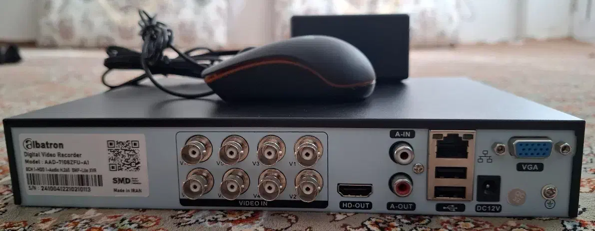 دستگاه دوربین مدار بسته albatro مدل AAD-7108ZFU-A1|دوربین مداربسته|دیواندره, |دیوار