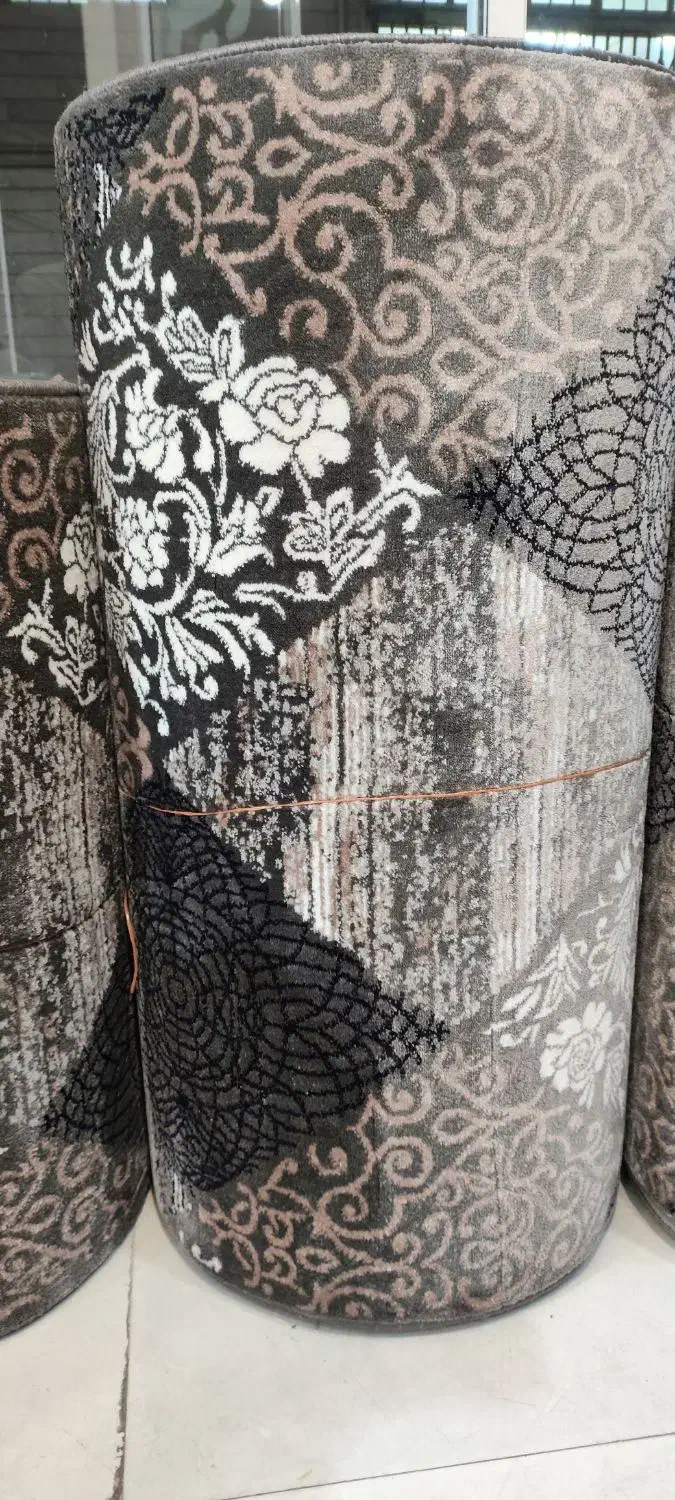 گبه رنگ طوسی|گلیم، جاجیم، گبه|قم, شاه ابراهیم|دیوار