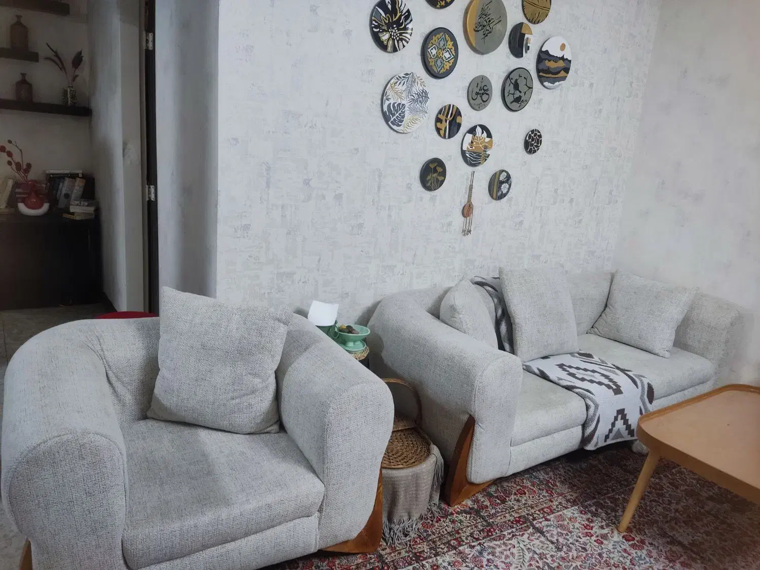 مبل راحتی نیم ست|مبلمان خانگی و میز عسلی|فردیس, فردیس|دیوار