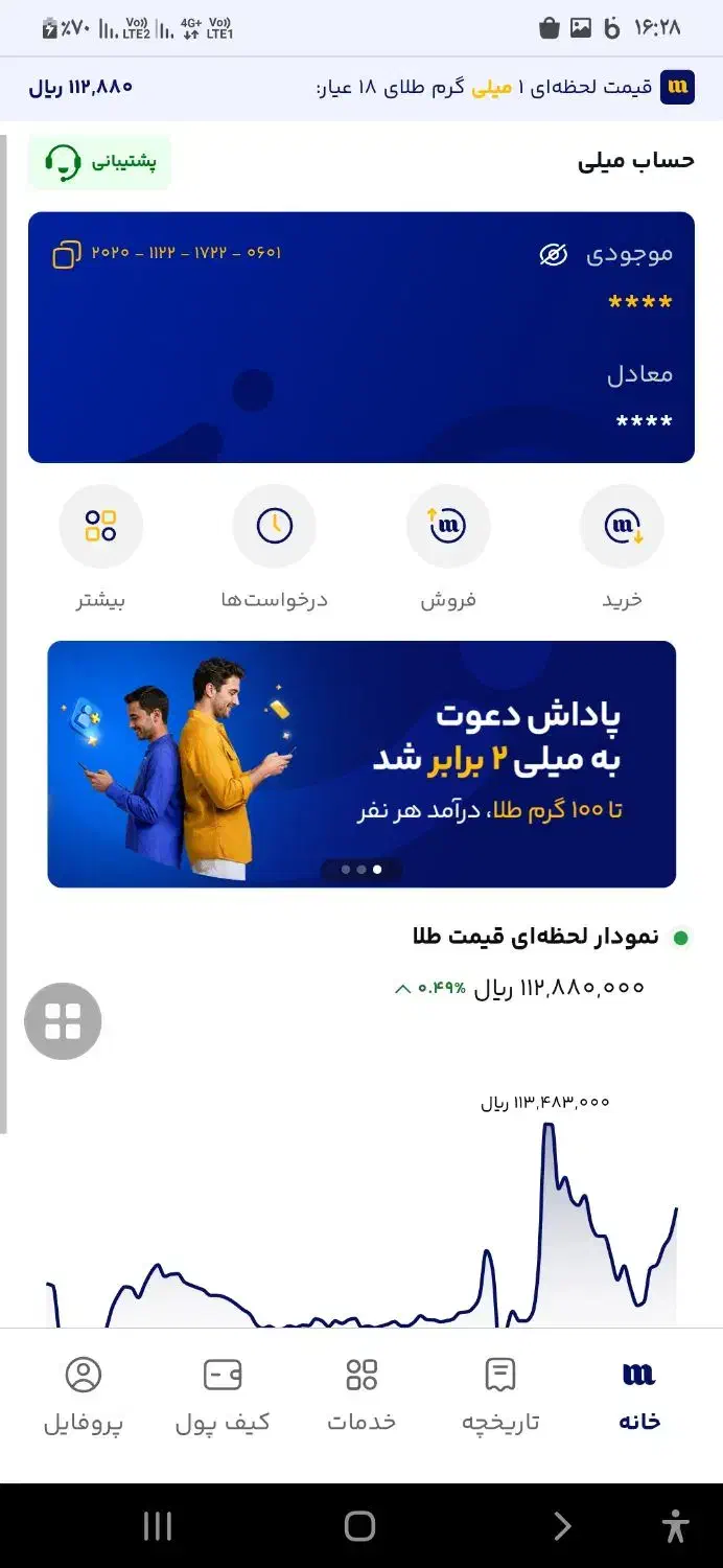 در میلی ثبتنام کنید وتا ۱۰ سوت طلا هدیه بگیرید|کارت هدیه و تخفیف|چهاردانگه (تهران), |دیوار