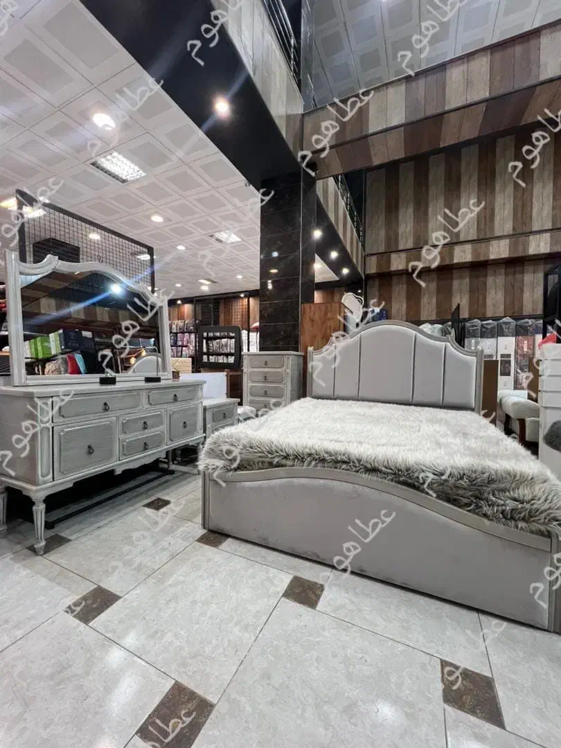 تشک/ ATA HOME/ تخت خواب مونیکا با رنگ پلی اورتان|تخت و سرویس خواب|کرج, گوهردشت|دیوار