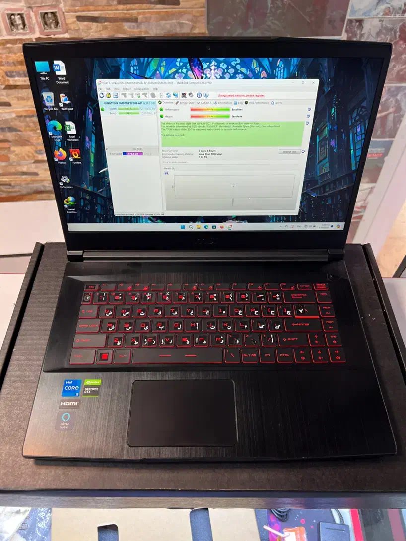 لپتاپ گیمینگ MSI نسل ۱۱|رایانه همراه|قدس, شهر‌قدس|دیوار