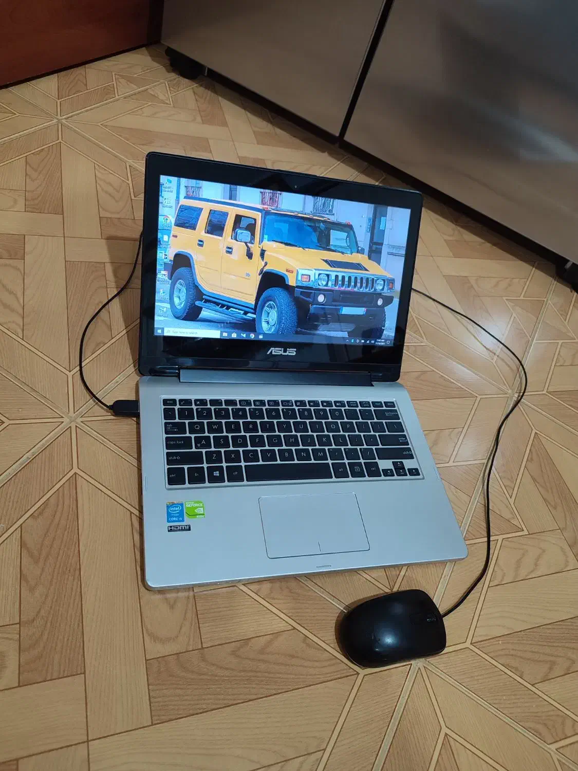 سرعت بی نظیر ASUS لمسی تبلت شو،گرافیک مجزا۲گیگ ssd|رایانه همراه|پارسآباد, |دیوار