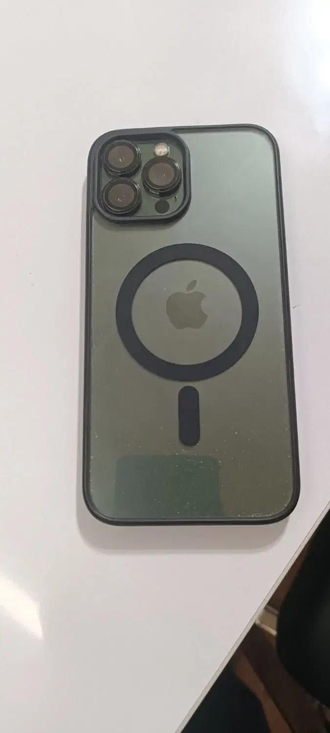 گوشی آیفون ۱۳ پرومکس  تک سیم 256رنگ سبز باتری100|موبایل|جم, |دیوار