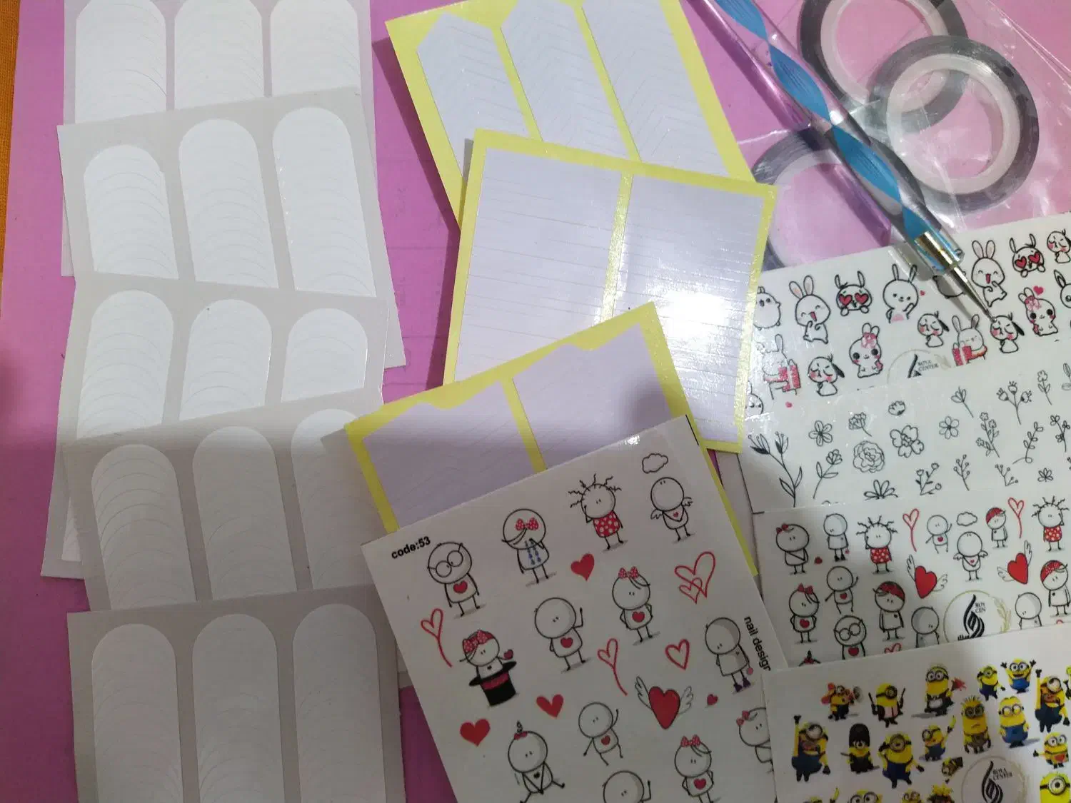 برچسب ناخن، شال دست‌بافت و قاب گوشی نو|لوازم جانبی موبایل و تبلت|رشت, کوی مهر|دیوار