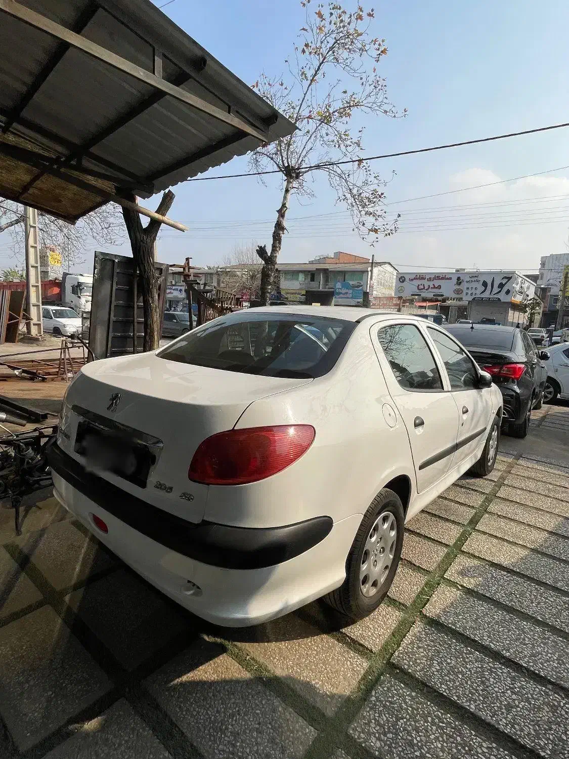 پژو ۲۰۶ صندوقدار v8 مدل۱۳۹۶|خودرو سواری و وانت|ساری, |دیوار