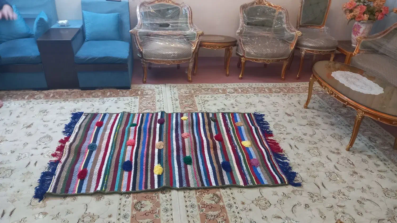 فرشینه با پارچه|فرش|تهران, استخر|دیوار