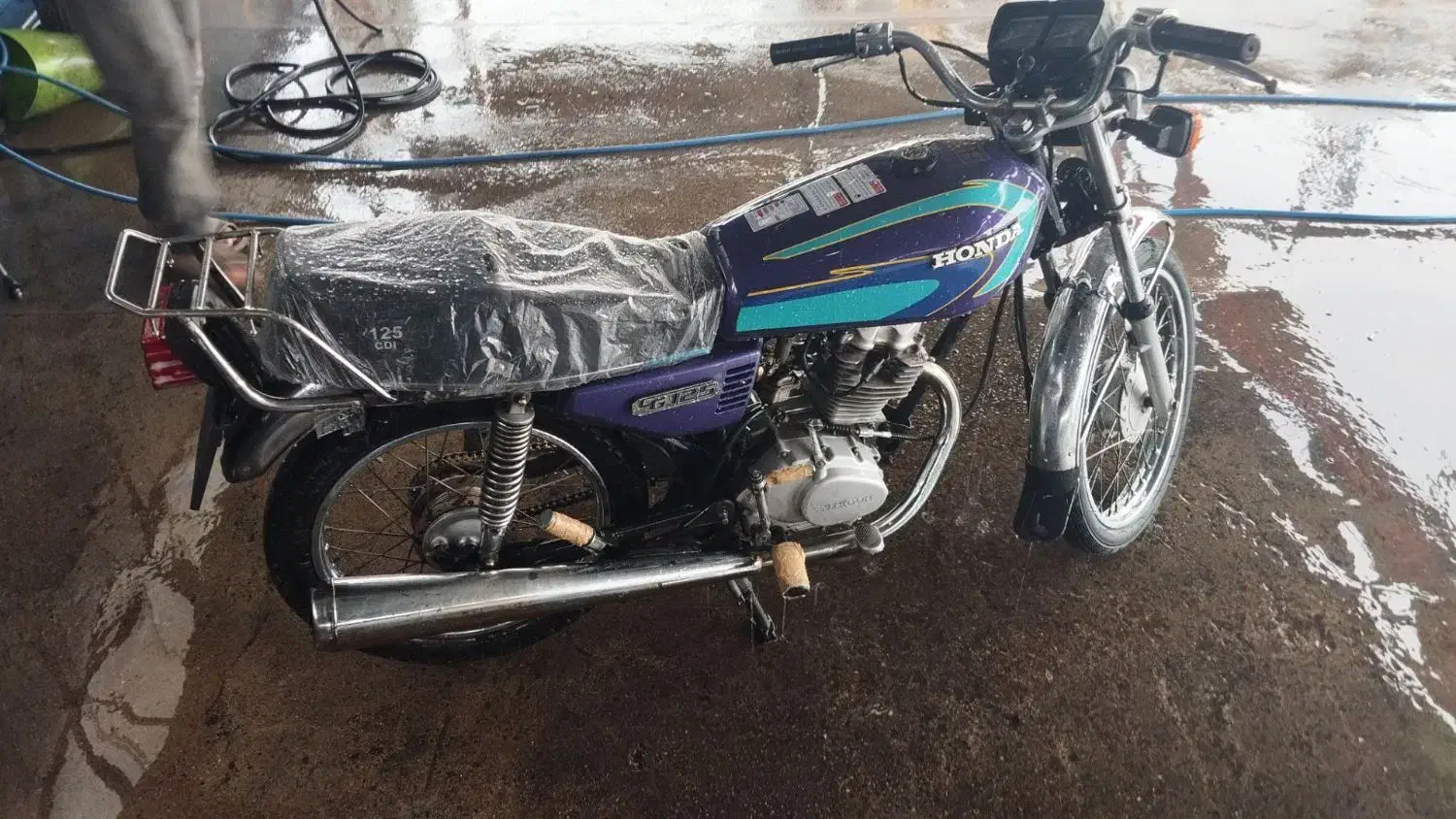 موتورسیکلت مزایده مدل۹۵|موتورسیکلت|کوهدشت, |دیوار