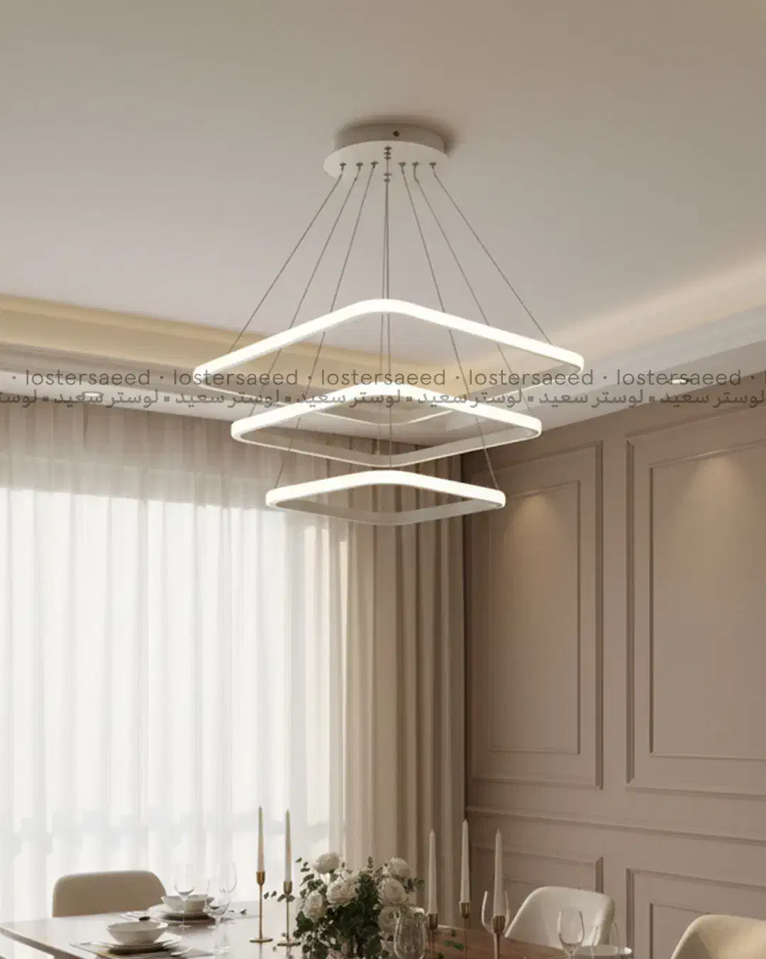 لوستر های مدرن آشپزخانه و اتاق چند حالته ریموت دار|لوستر و چراغ آویز|تبریز, |دیوار