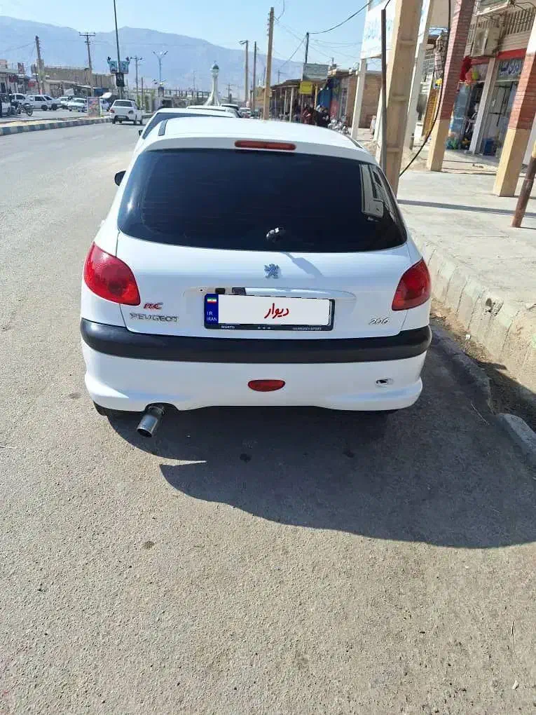 ماشین 206مدل98|خودرو سواری و وانت|باغ ملک, |دیوار