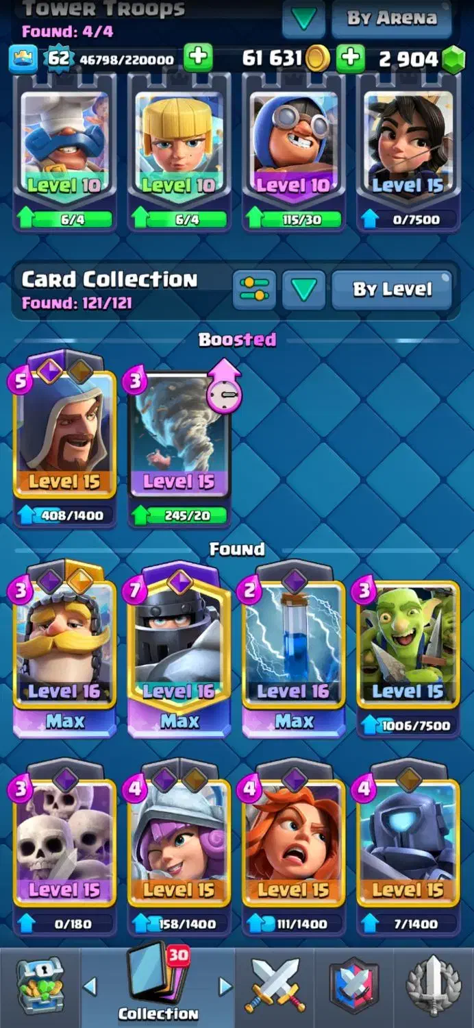 اکانت کلش رویال لول ۶۲ فقط حضوری|کنسول، بازی ویدئویی و آنلاین|تهران, جوانمردان (اندیشه)|دیوار