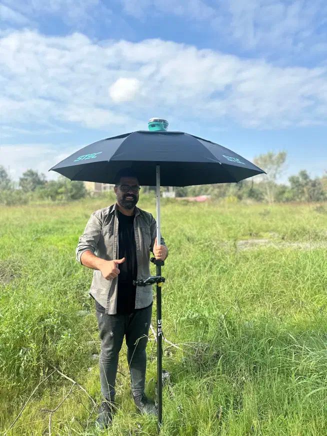 چتر نقشه برداری یا چتر گیرنده مولتی فرکانس|مصالح و تجهیزات ساختمان|رشت, چمارسرا|دیوار