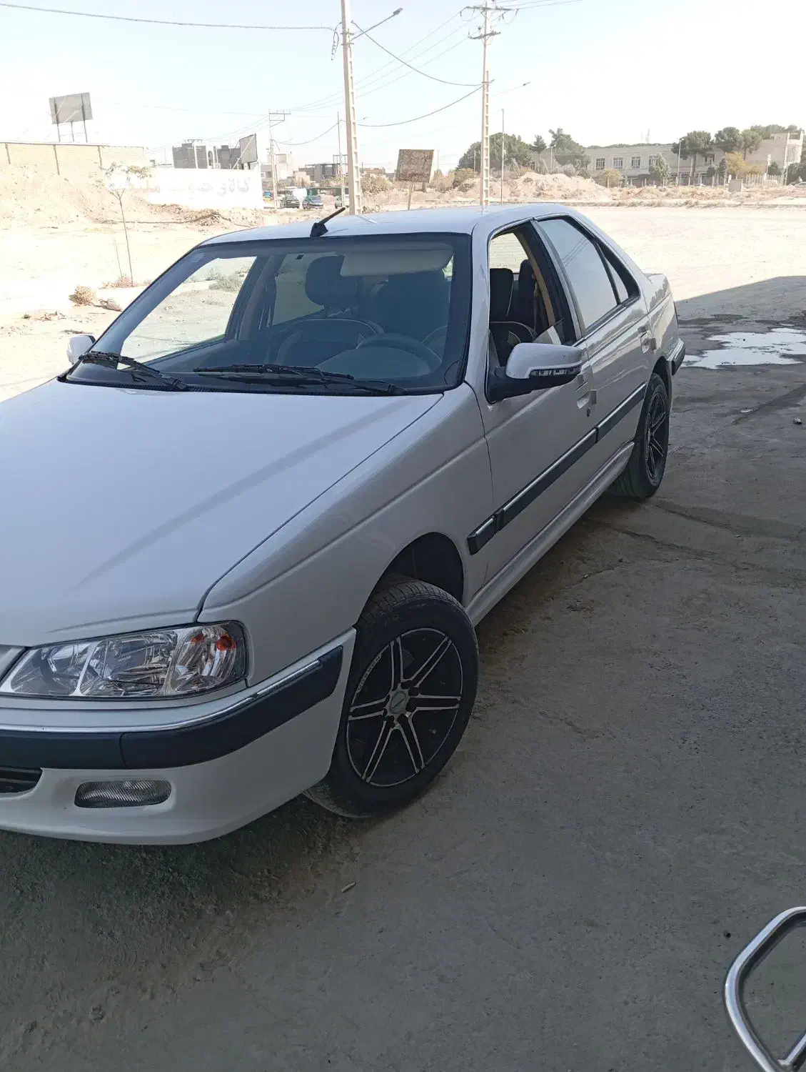 پژو پارس سفید ۹۹ درچه سیمیTU5|خودرو سواری و وانت|کاشمر, |دیوار